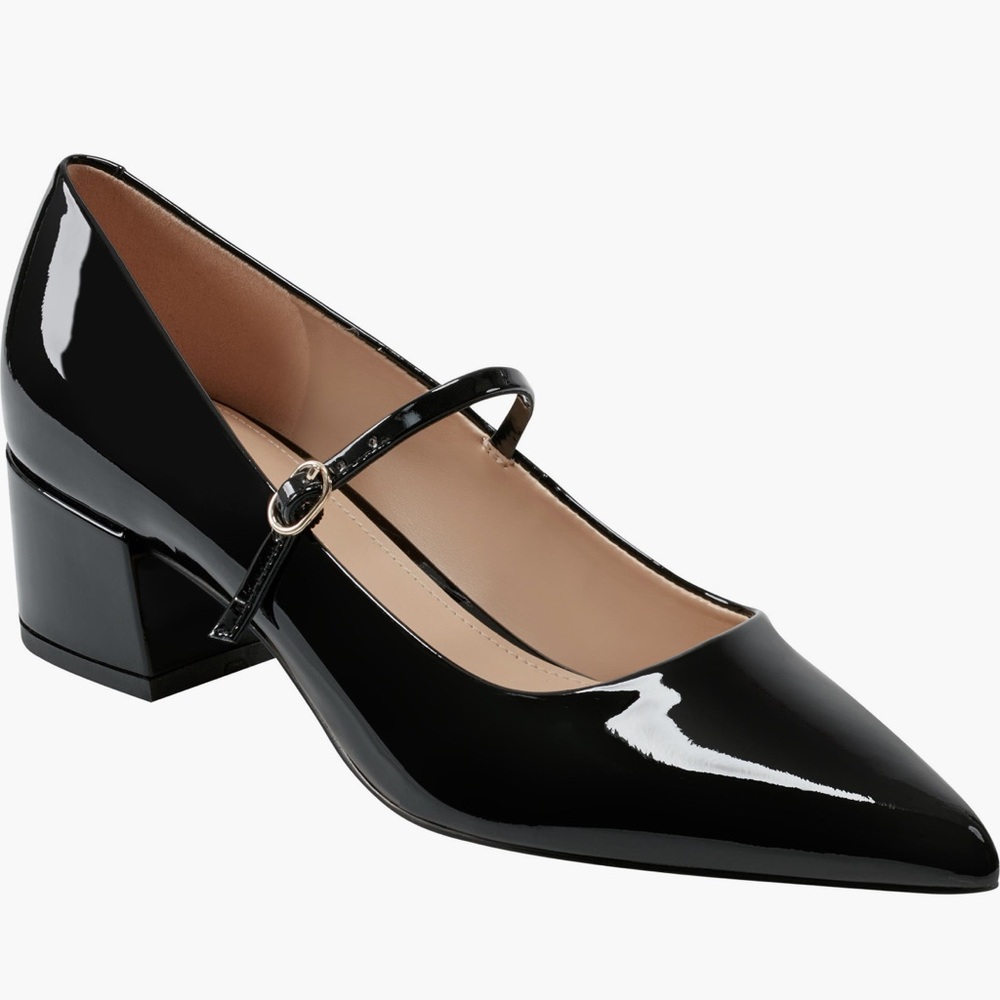 Marc Fisher Black Patent Leather Heels